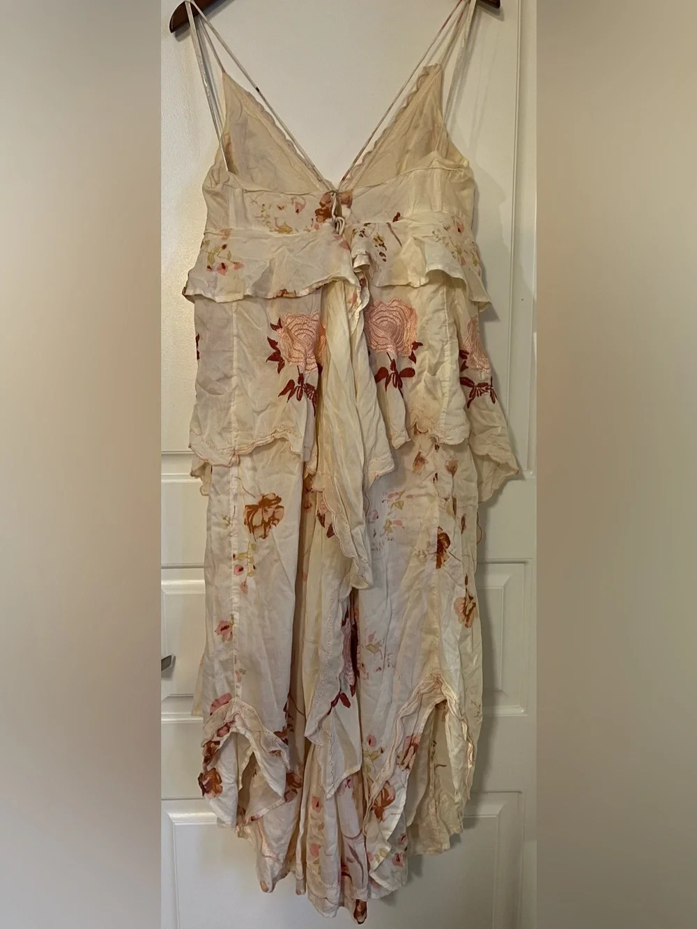 NWOT Free People Aubrey Embroidered Maxi Dress - Picture 10 of 15